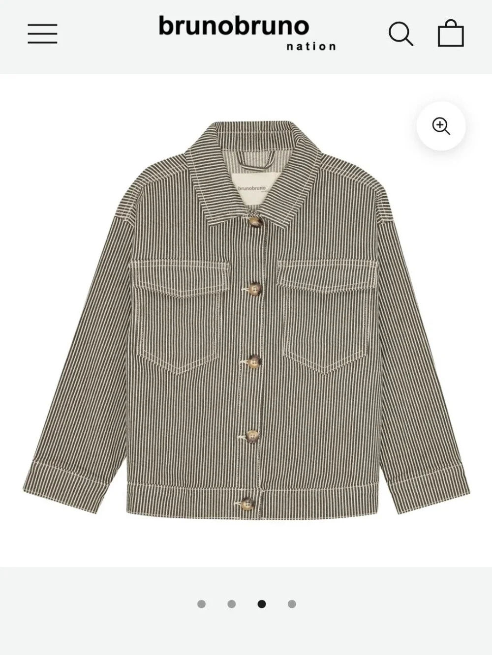brunobruno Lou Milkboy Jacket- 1103-Kambaba Stripe